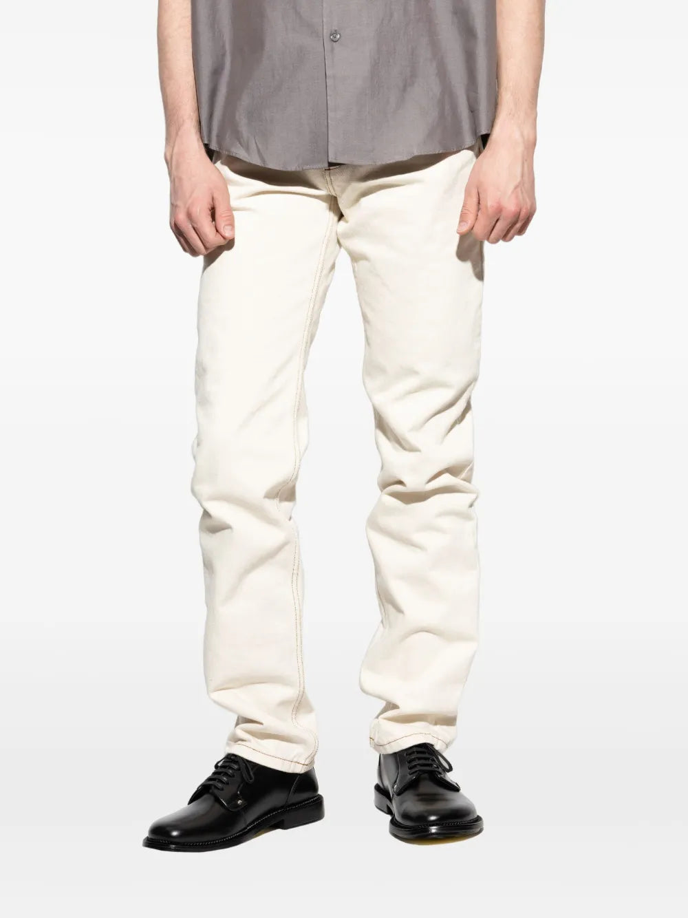 Pantalons Jeans en denim Ami PARIS Beige Homme