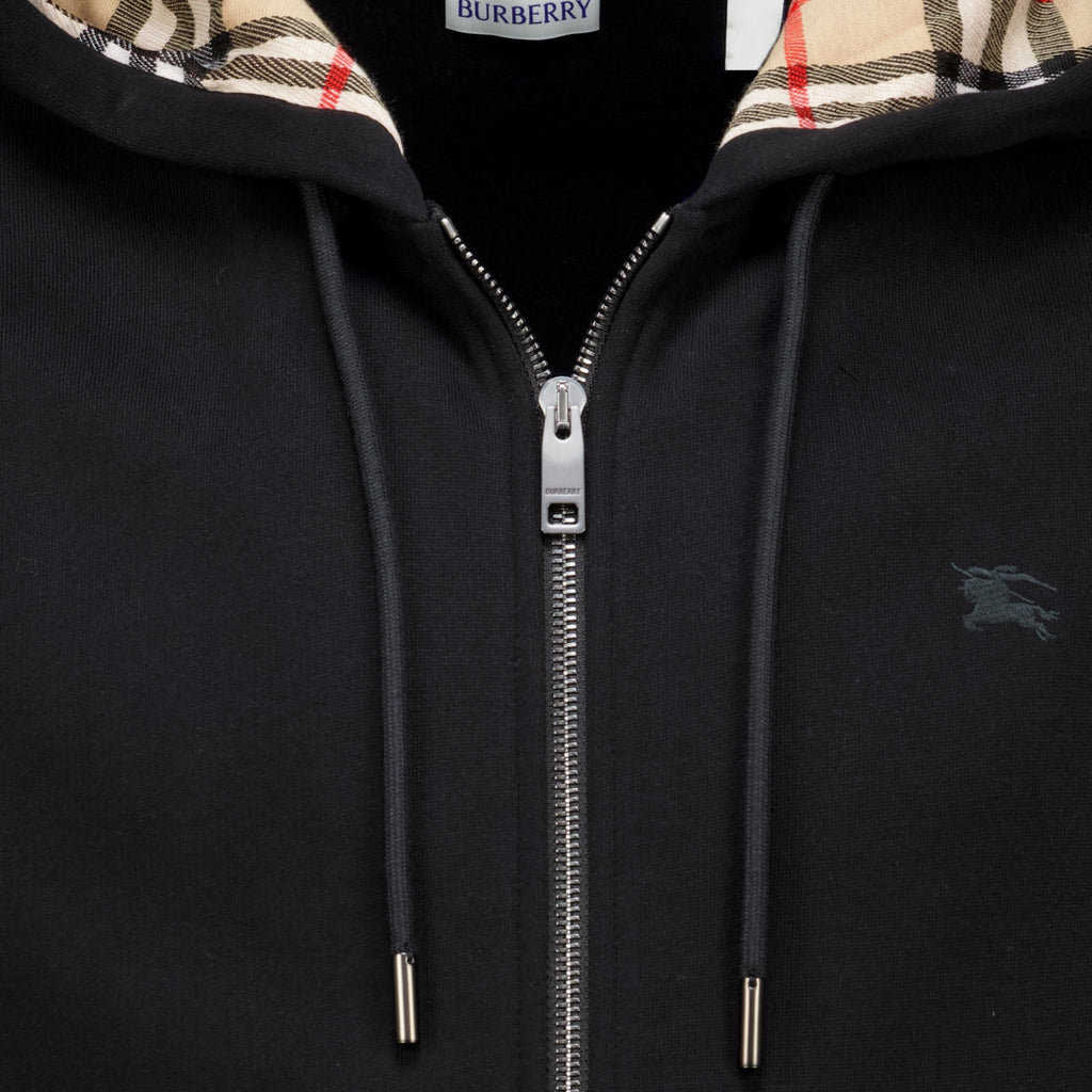 Sweatshirts 스콧 블랙 집업 스웨트셔츠 Burberry Noir Homme