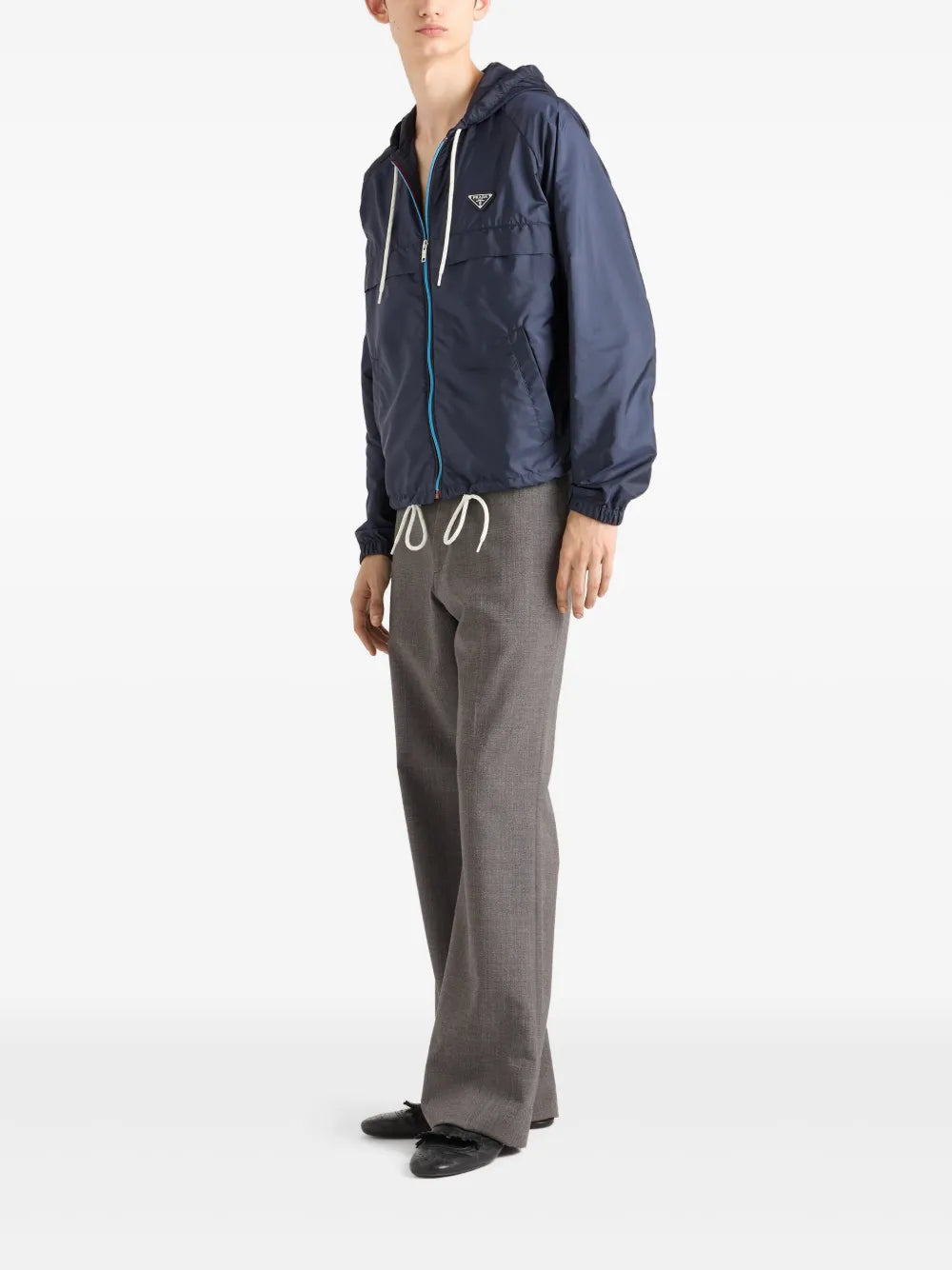 Vestes Giacca in Re-nylon Prada Bleu foncé Homme