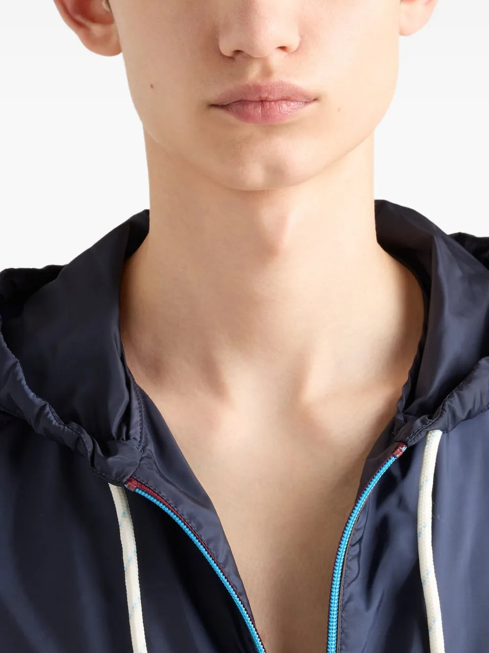 Vestes Giacca in Re-nylon Prada Bleu foncé Homme