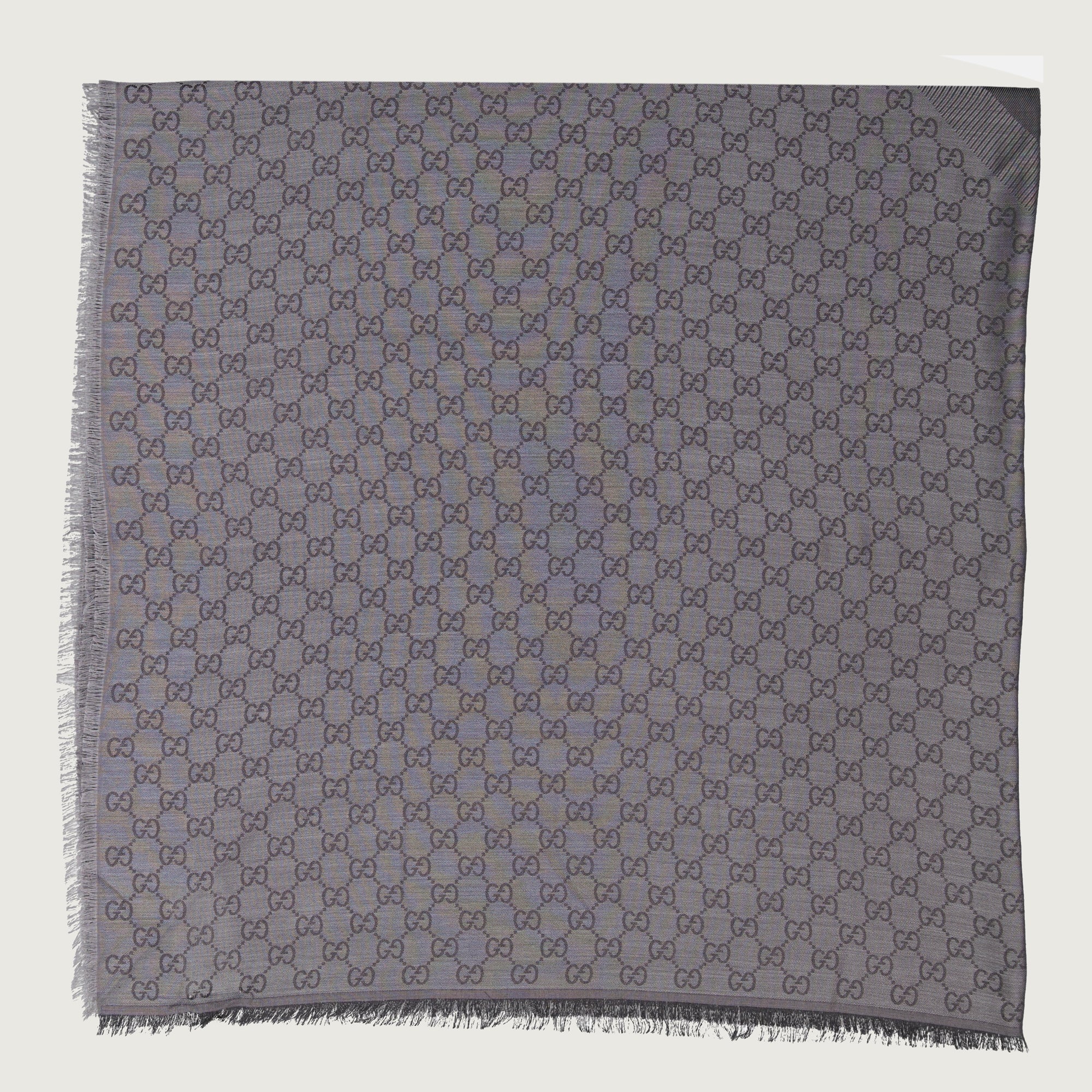 Écharpes, foulards et gants Écharpe en soie Gucci Gris Femme