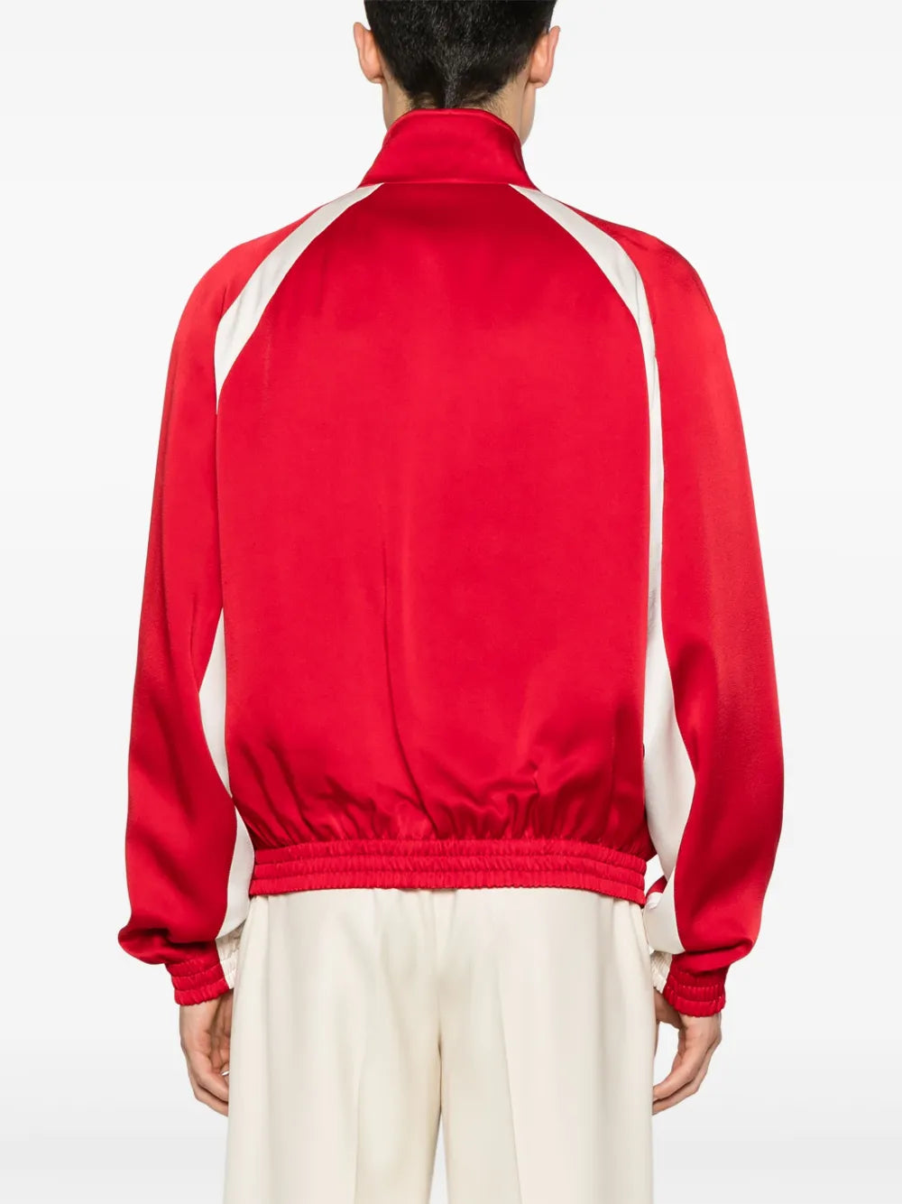 Jackets Satin Teddy Jacket Saint Laurent Red Homme