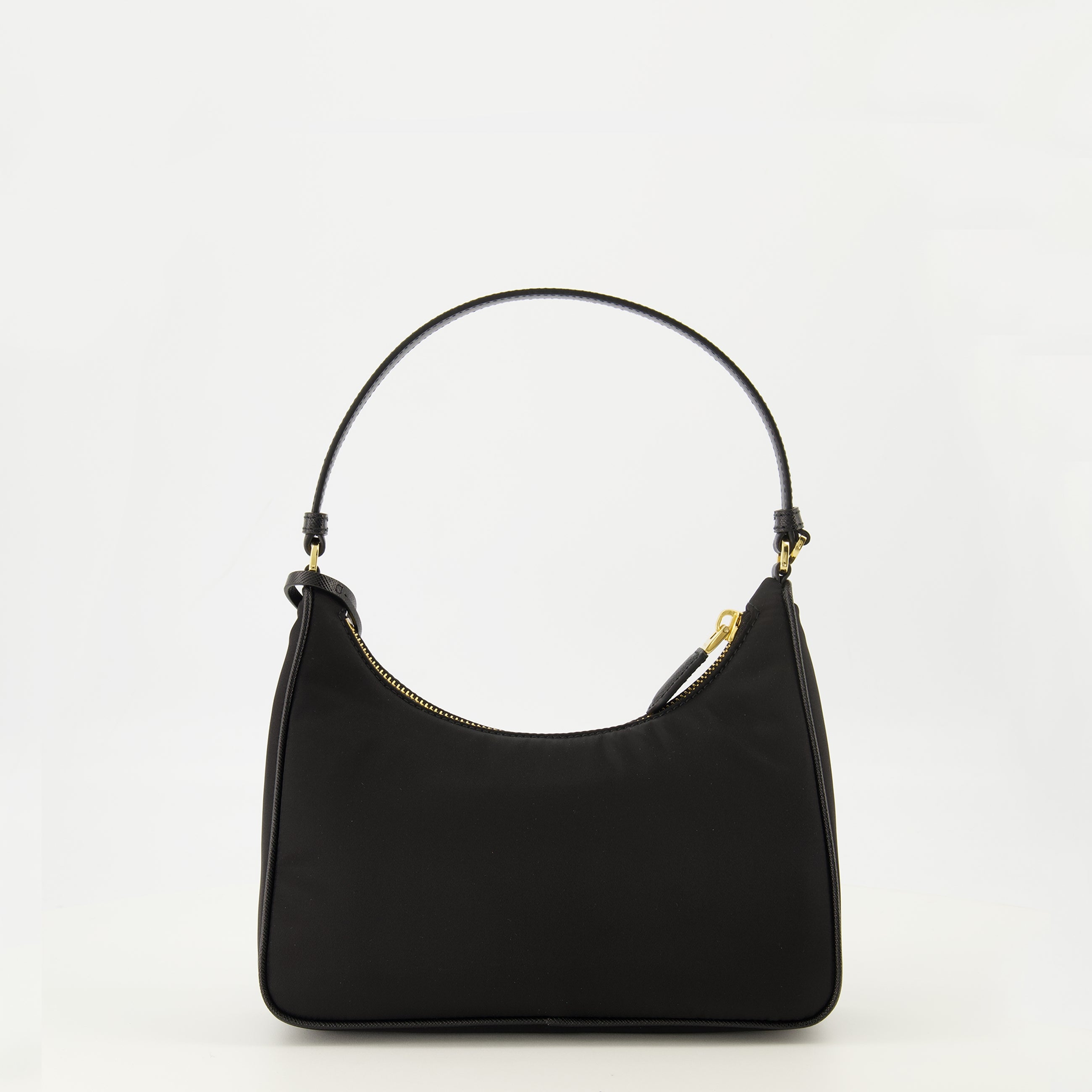 Bild der Mini Re-Edition 2005 schwarzen Tasche von Prada für Frauen - Frühjahr/Sommer 2026 - Rückansicht