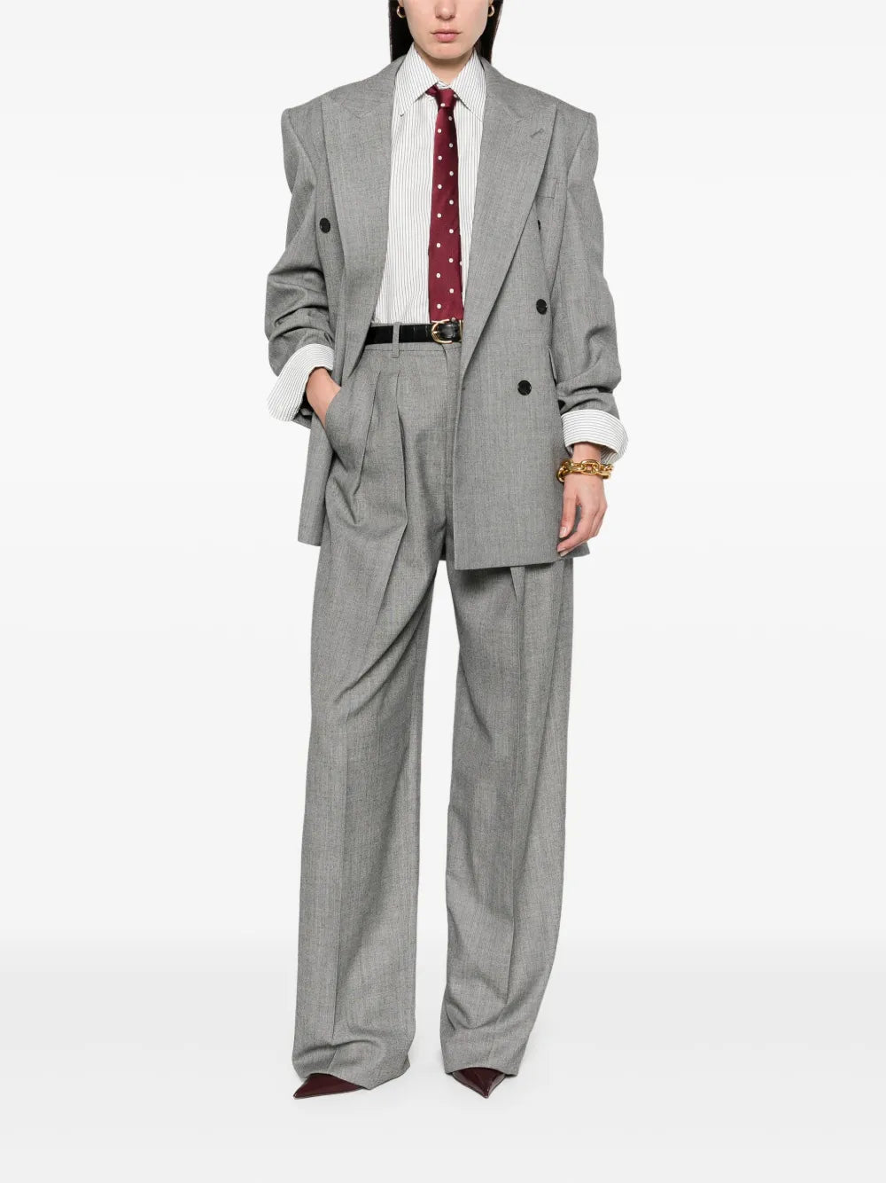 Shirts Cassandre Shirt Saint Laurent Gray Femme