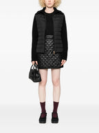 Immagine del cardigan bicolore del marchio Moncler per Donna - Stagione Autunno-Inverno 2025 - Vista Posteriore