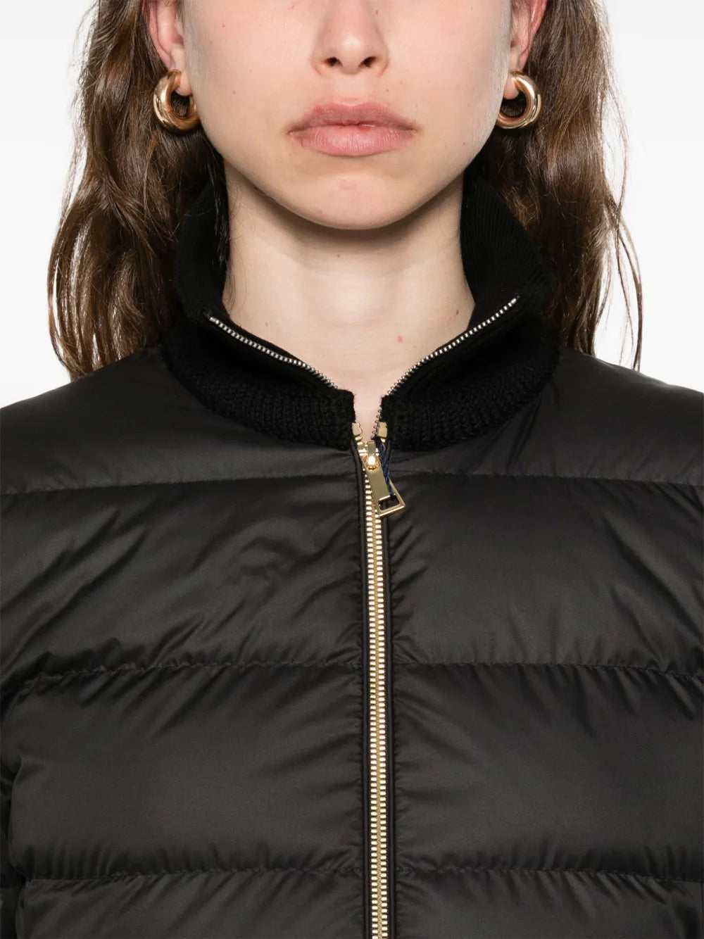 Abrigos Chaqueta de plumas Mauvezin Moncler Negro Mujeres