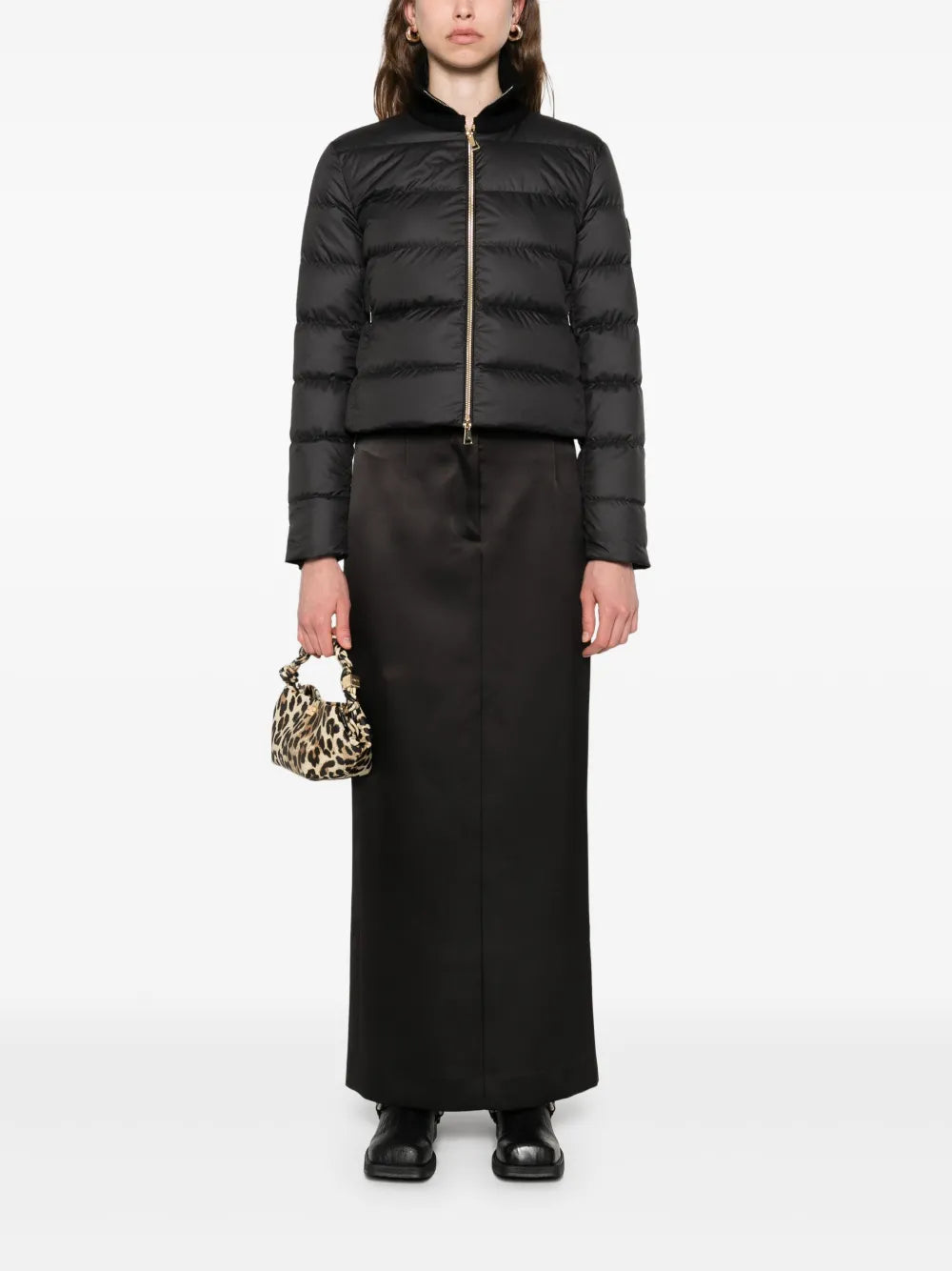 Abrigos Chaqueta de plumas Mauvezin Moncler Negro Mujeres