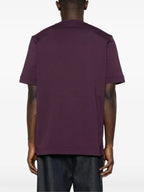 Imagen de la camiseta de cuero con logo de Moncler para hombre - Otoño-Invierno 2025 - Vista Detallada_1