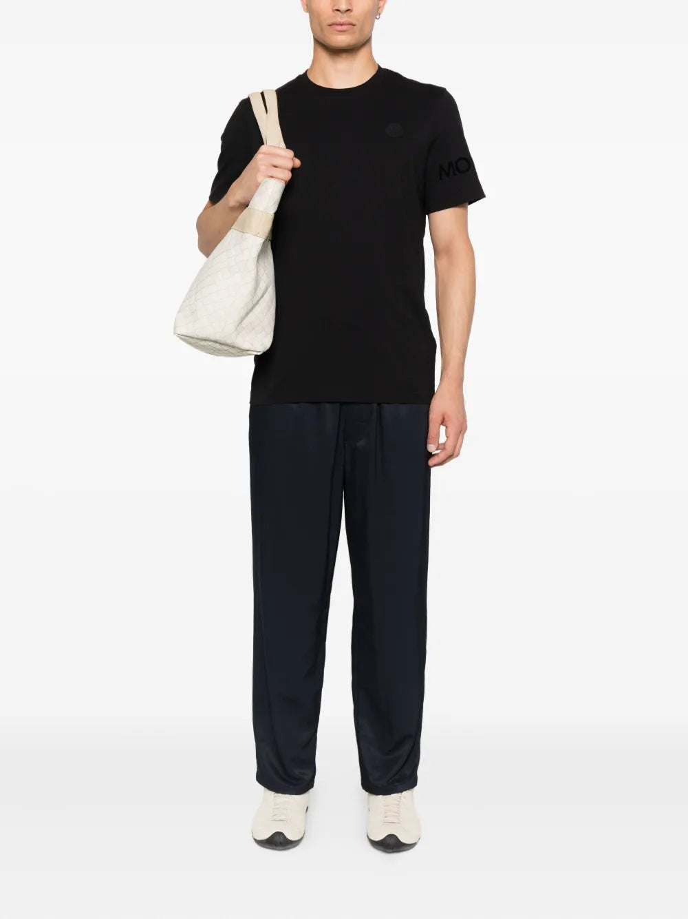 Image of the Moncler logo T-shirt for Men - Fall-Winter Season 2025 - Back View