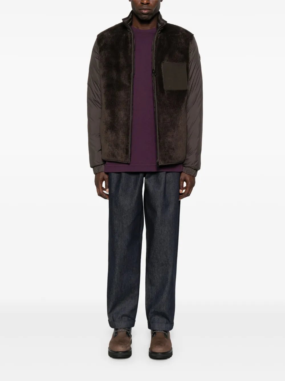 Jacken Livra Daunenjacke Moncler Braun Herren