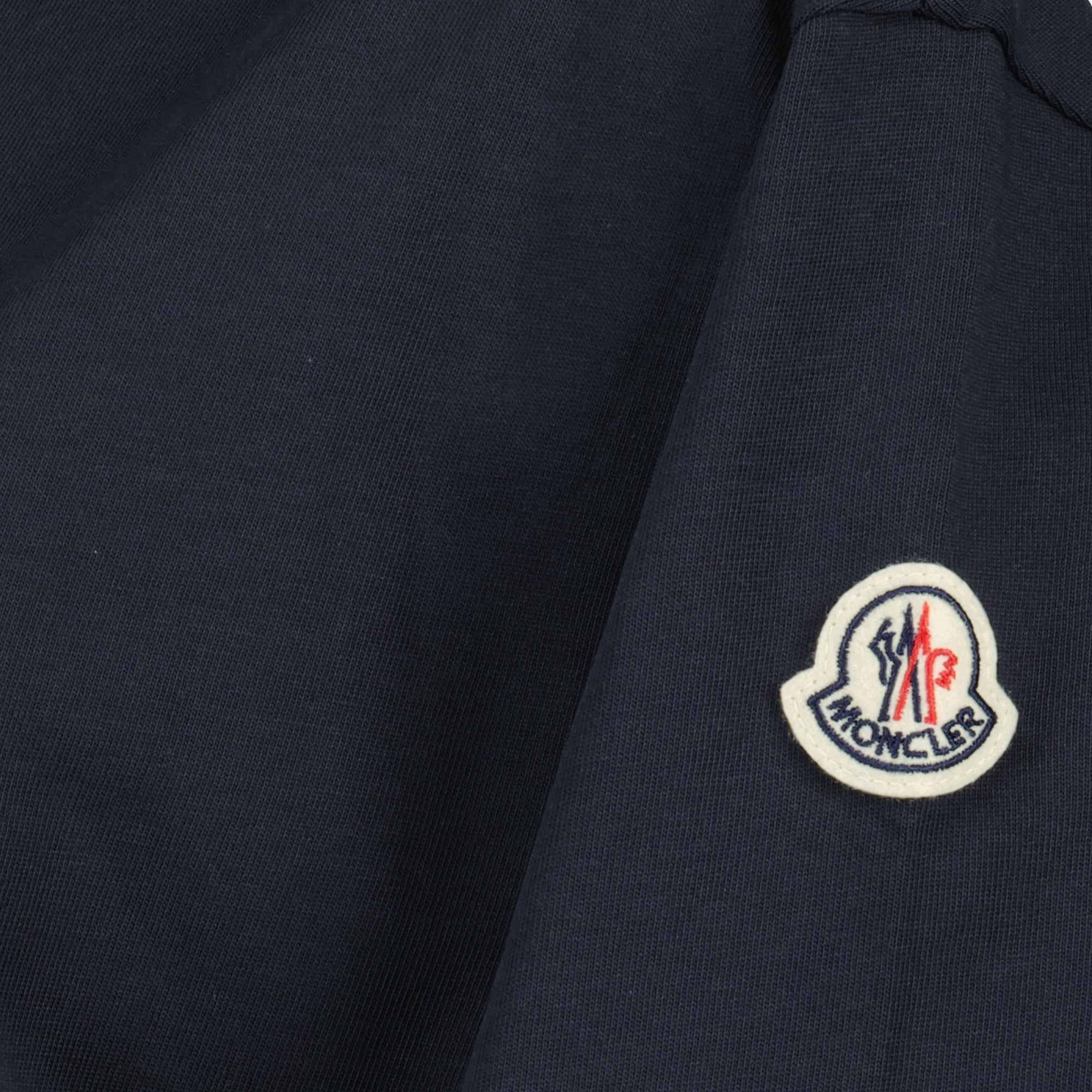 Image of the Moncler Women's Navy Blue Cotton Dress - Spring-Summer 2026 - Detail View_1