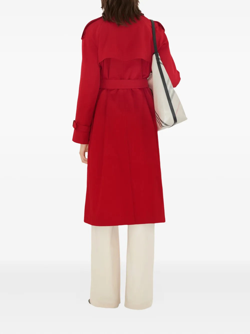 Manteaux Trench Castleford Burberry Rouge Femme