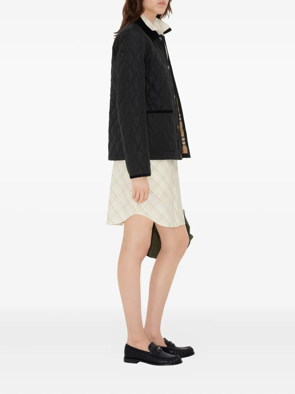 Vestes Veste matelassée Dorset en nylon Burberry Noir Femme