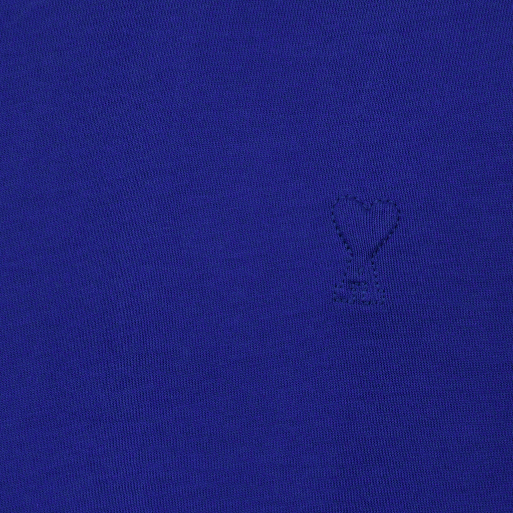 T-shirts Blue Cotton T-shirt Ami PARIS Bleu Unisexe