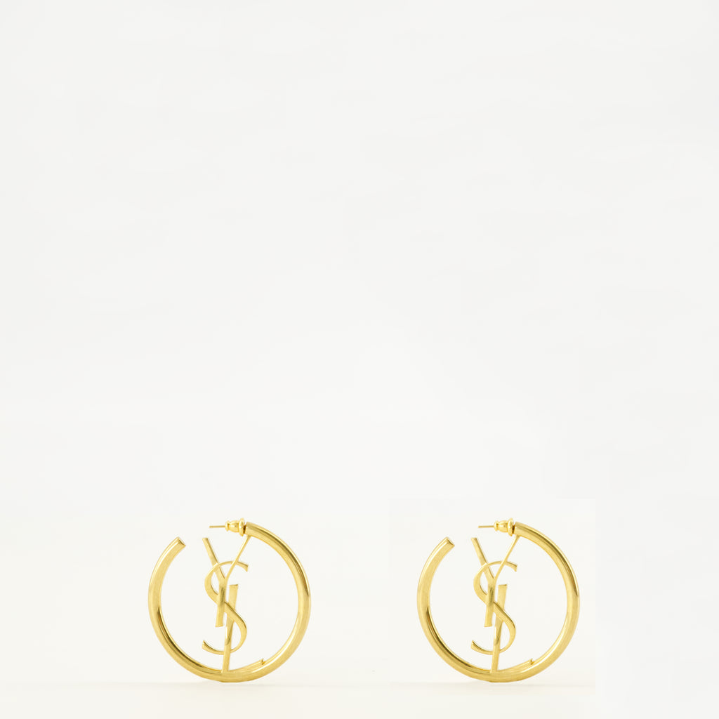 Bijoux Pendientes de Aro Dorados Cassandre Saint Laurent Doré Femme