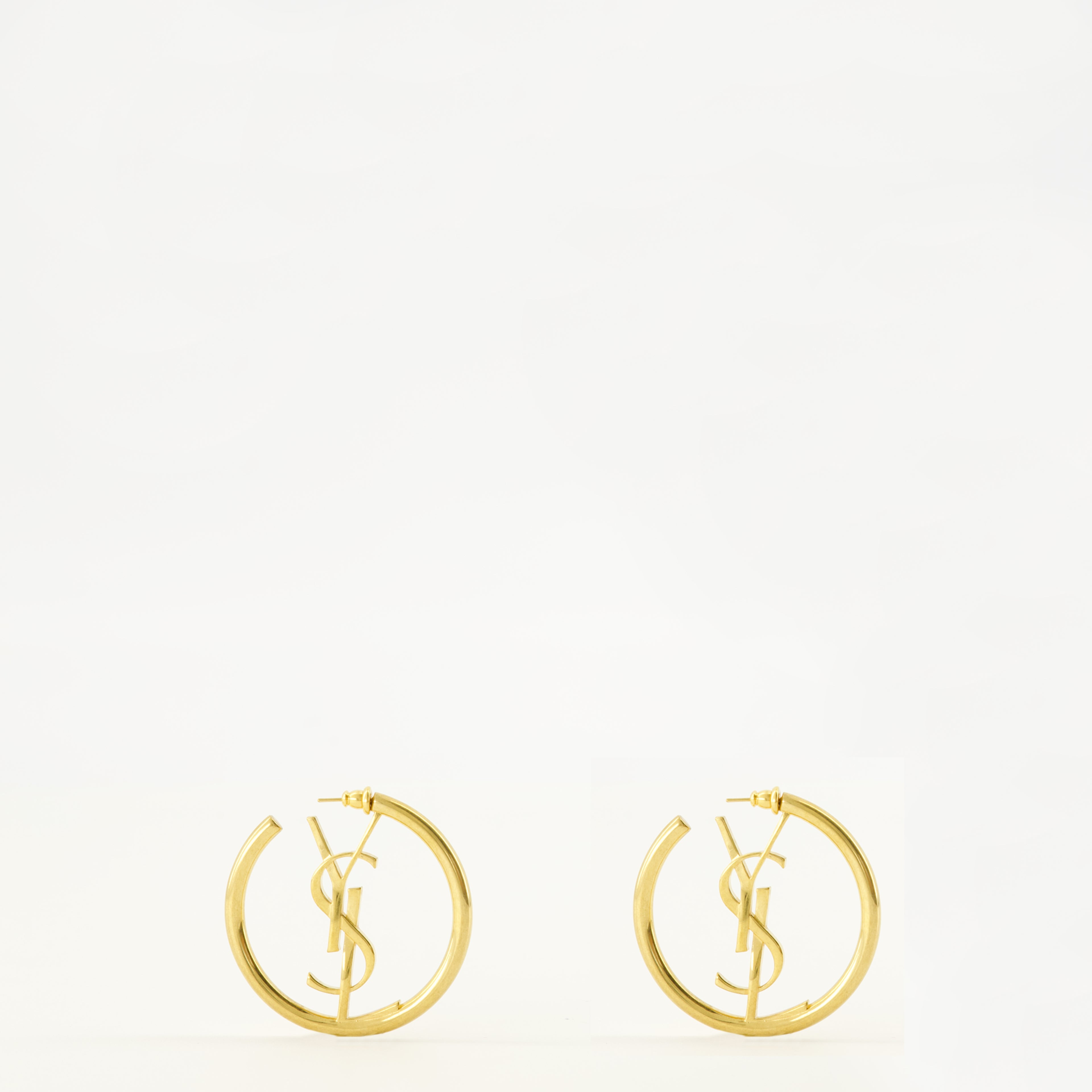 Bijoux Pendientes de Aro Dorados Cassandre Saint Laurent Doré Femme