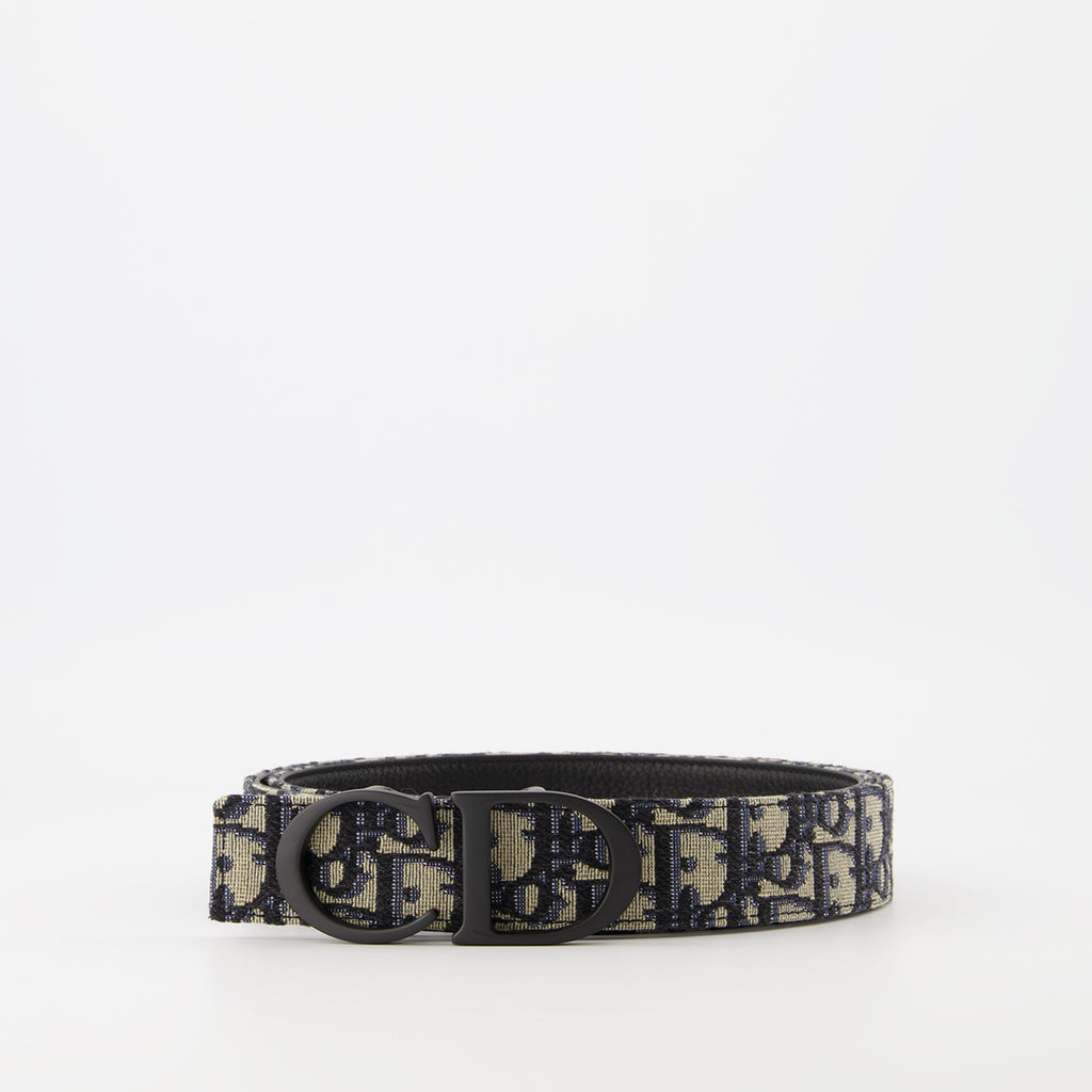 Belts Ceinture Oblique réversible Dior Beige Homme