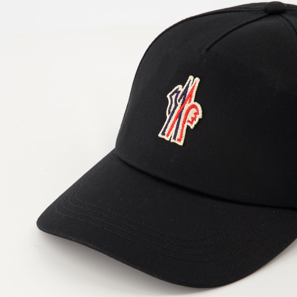 Hüte, caps und beanies Logo Cap Moncler Grenoble Schwarz Homme
