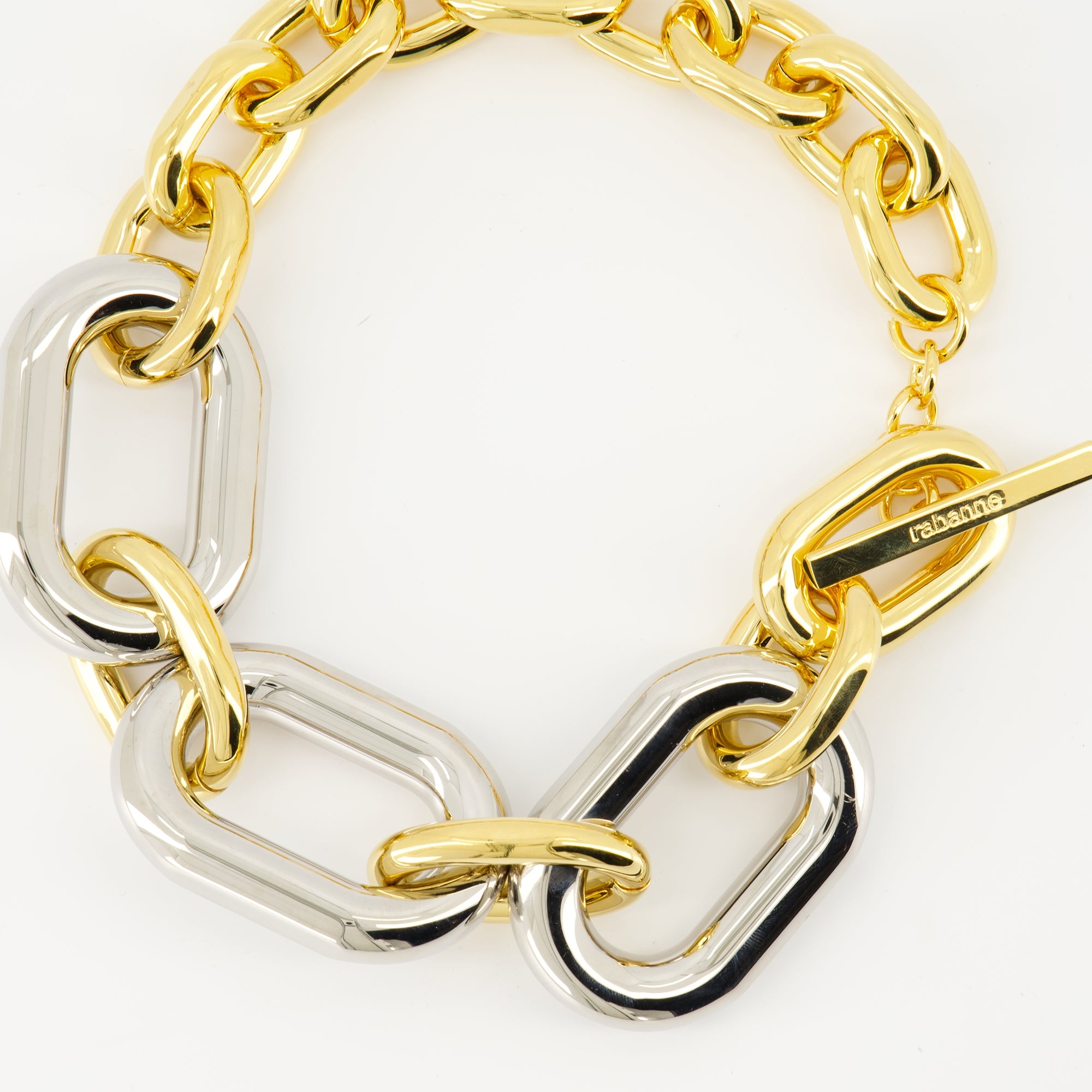 Bijoux Collier XL Link Rabanne Doré Femme