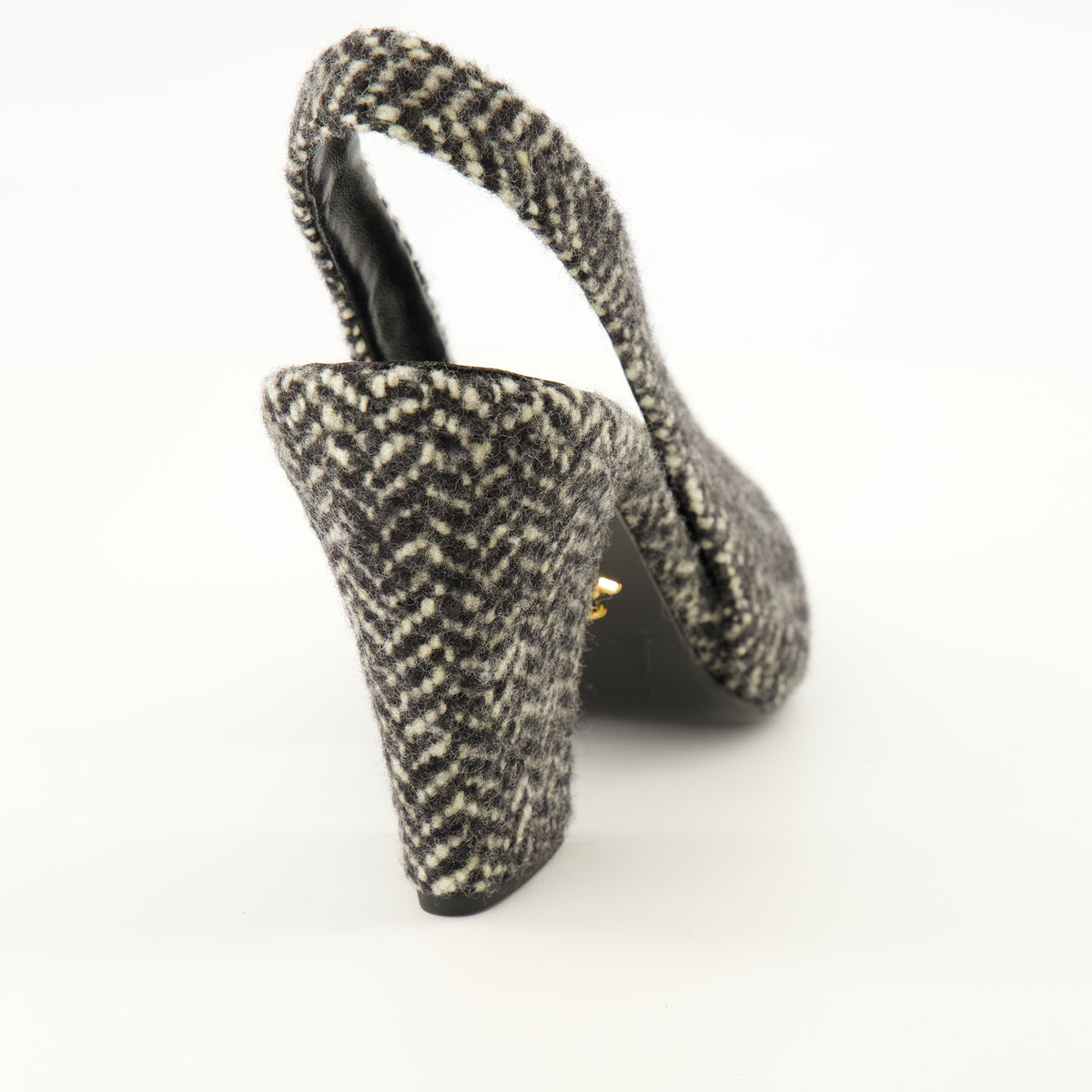 Escarpins シェブロンヒール Prada Gris Femme