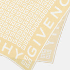 Sciarpe e guanti Quadrato in Seta 4G Givenchy Giallo Femme