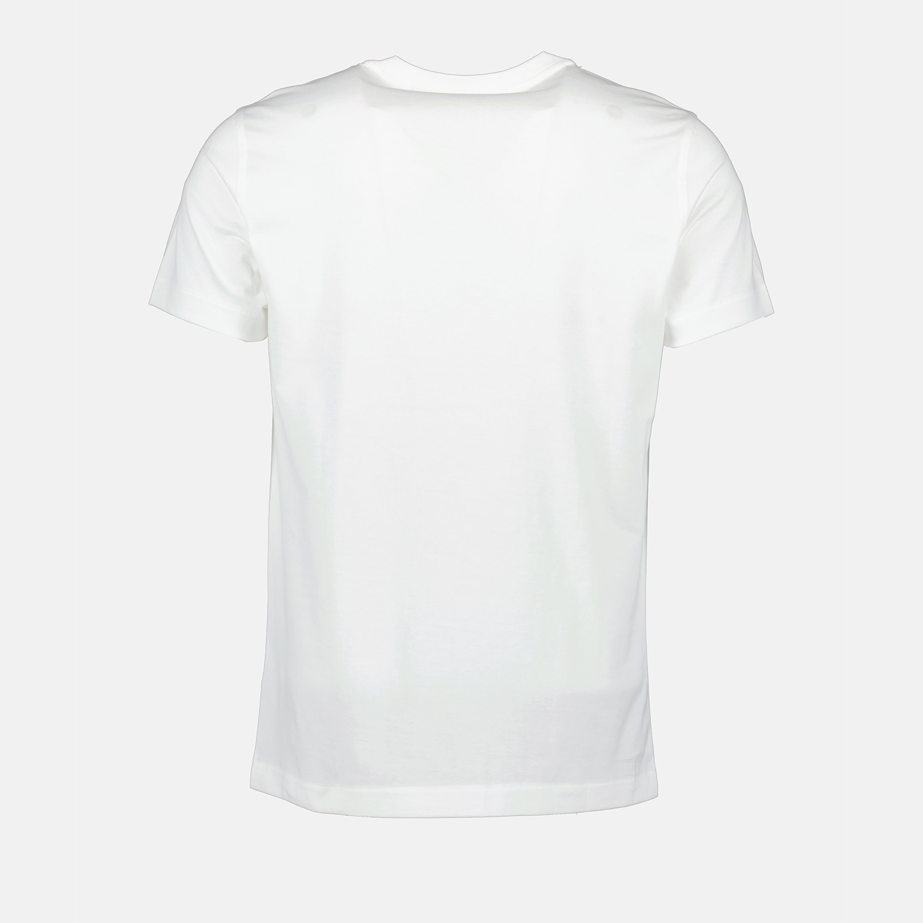 Camisetas Camiseta Blanca con Logo Saint Laurent Blanco Homme