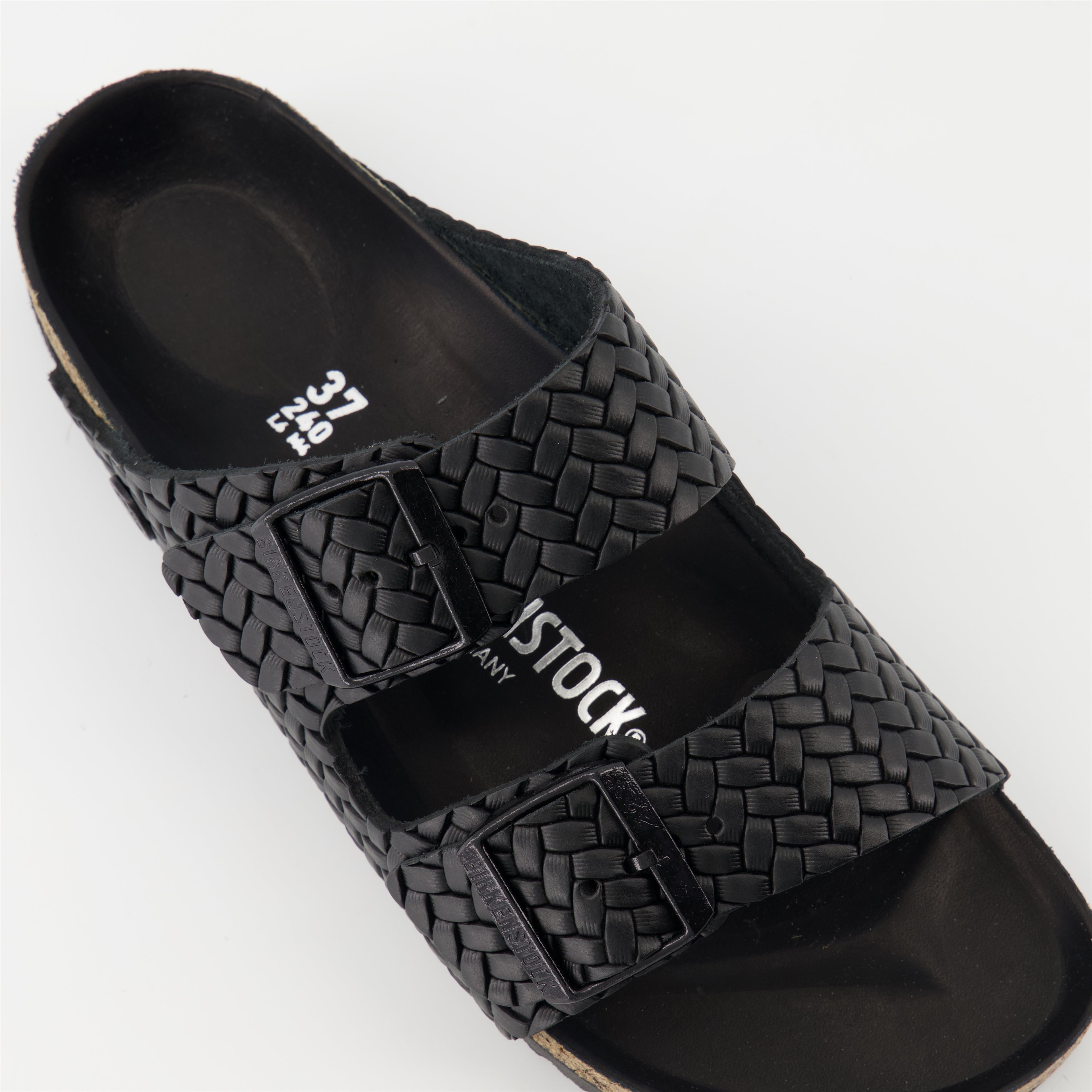 Chaussures ouvertes Arizona Rivet Sandals Birkenstock Noir Homme