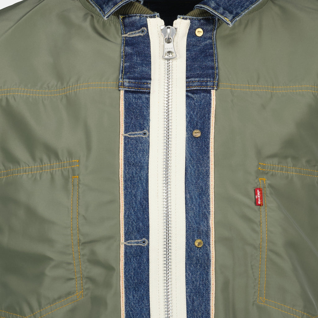 Vestes Veste réversible Sacai x Levi's Sacai Kaki Homme