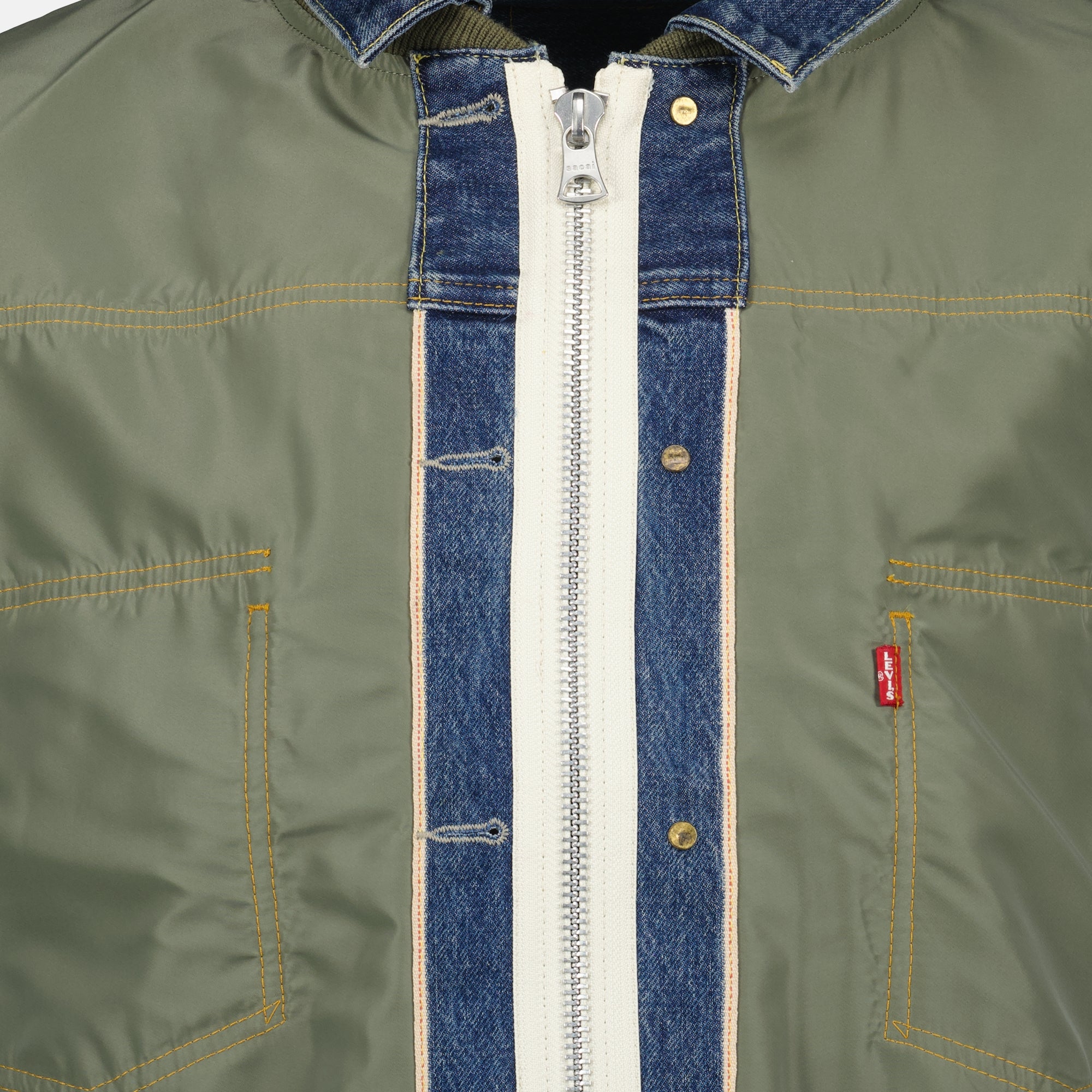 Vestes Veste réversible Sacai x Levi's Sacai Kaki Homme