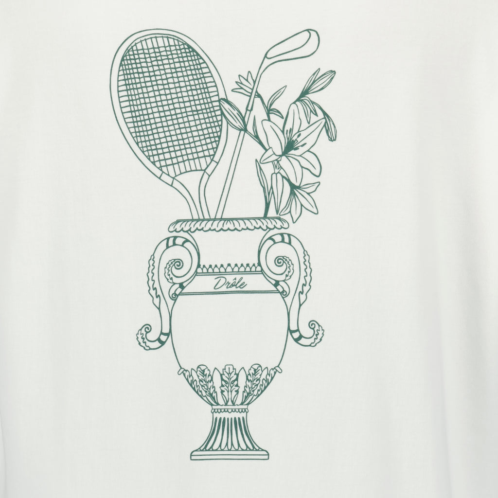 T-shirts T-shirt Medicis sport Drole De Monsieur Blanc Homme