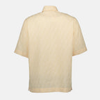 Camisas Camisa de Linho Fendi Bege Homme