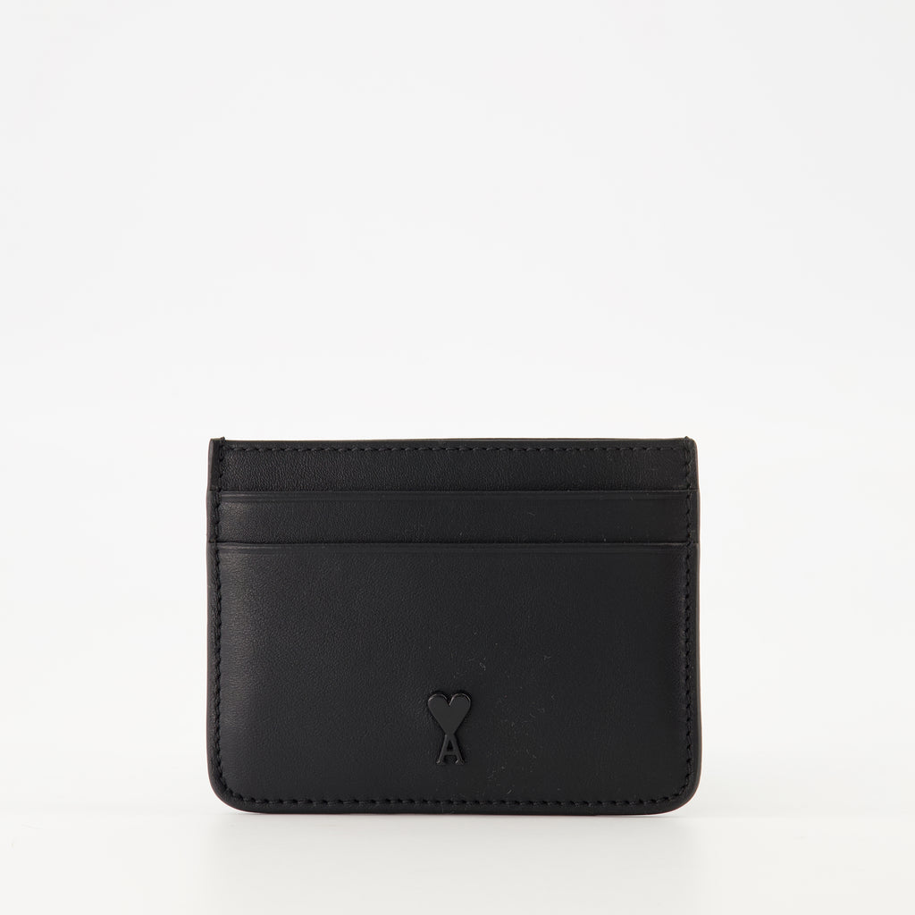 Image de l'article Porte-cartes Ami de coeur de la marque Ami PARIS pour Unisex - Saison Automne-Hiver 2025 - Vue de Face