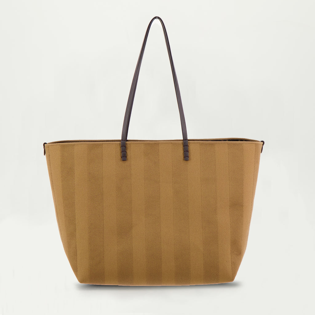 Tote bags Roll Tote Bag Fendi Brown Femme