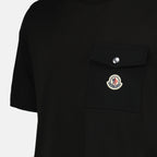 T-shirts Logo Pocket T-Shirt Moncler Black Homme