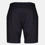 Image de l'article Short Phill bleu en lyocell de la marque Officine Générale pour Homme - Saison Printemps-Été 2026 - Vue de Dos