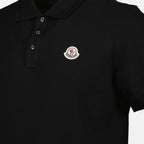Polo shirts Logo Polo Moncler Black Homme