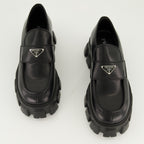 Loafer Mocassins Monolith Prada Schwarz Homme