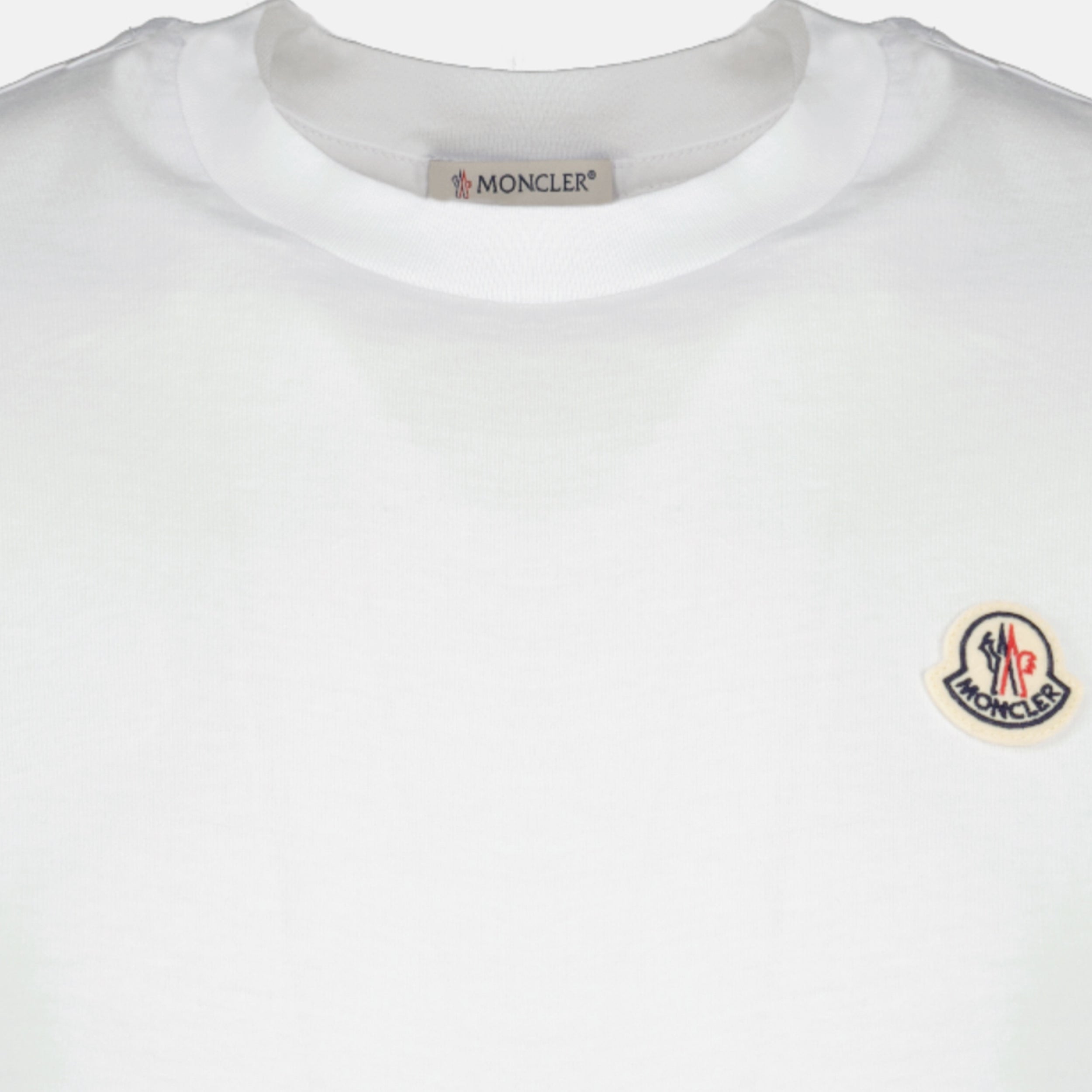 Image de l'article Lot de trois t-shirts blanc de la marque Moncler pour Homme - Saison Printemps-Été 2026 - Vue détaillée_2