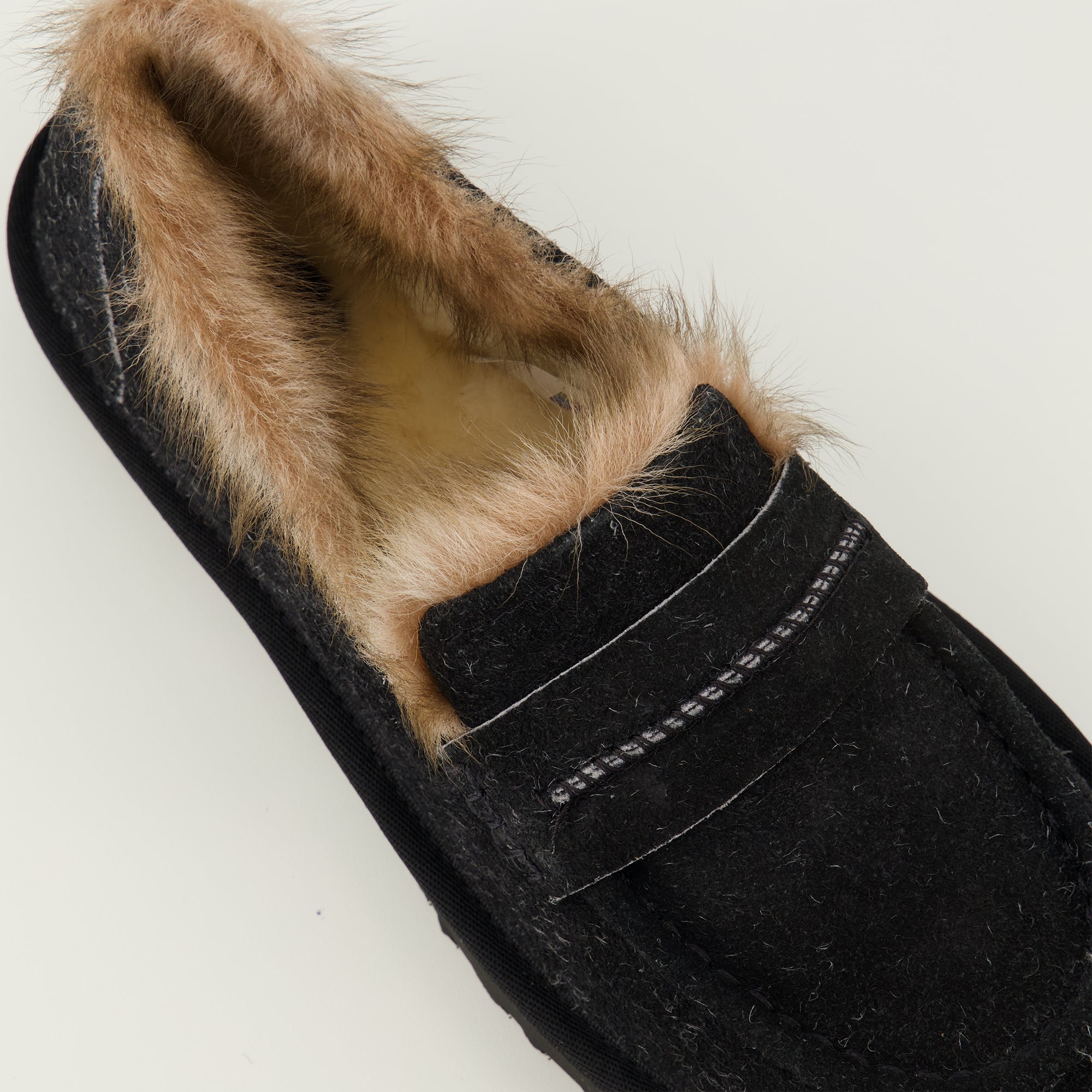 Image of the Ugg brand black Ellis loafers for Women - Spring-Summer 2026 - Top detailed view
