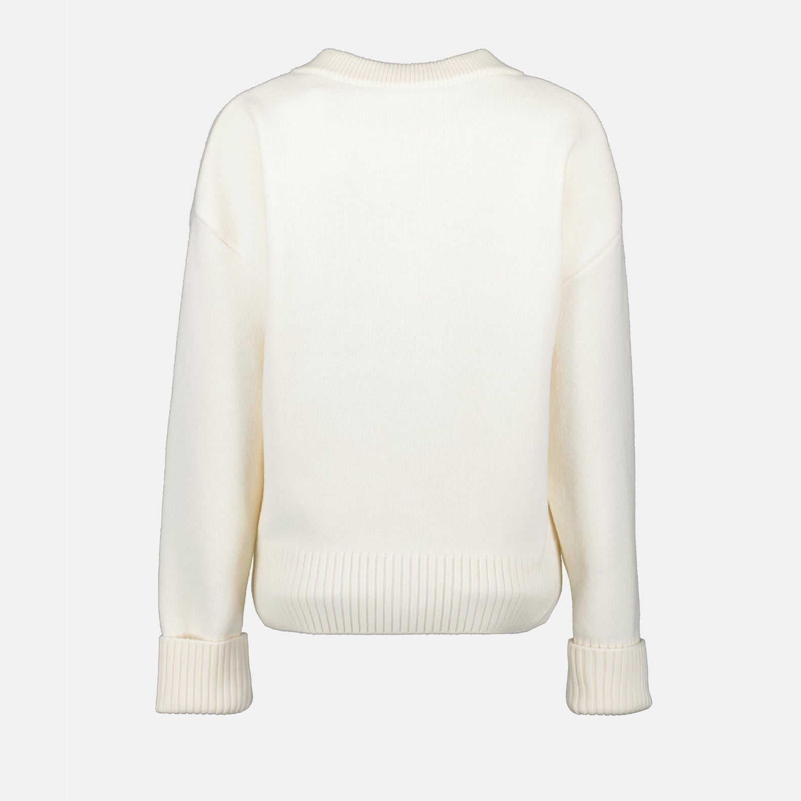 니트웨어 Cardigan Ami de Coeur oversize Ami PARIS 하얀색 남여공용