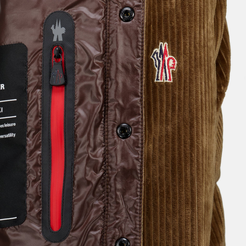 Vestes ブラウンコーデュロイオーバーシャツ Moncler Grenoble Marron Homme