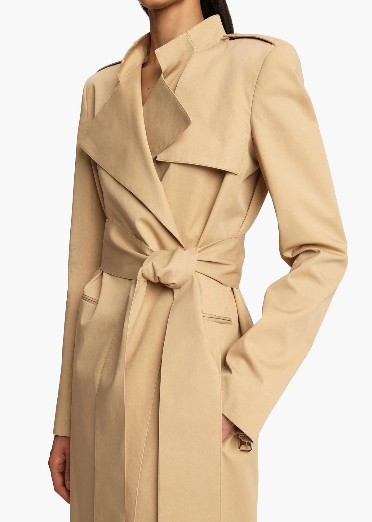 Manteaux Trench Maxwell Khaite Beige Femme