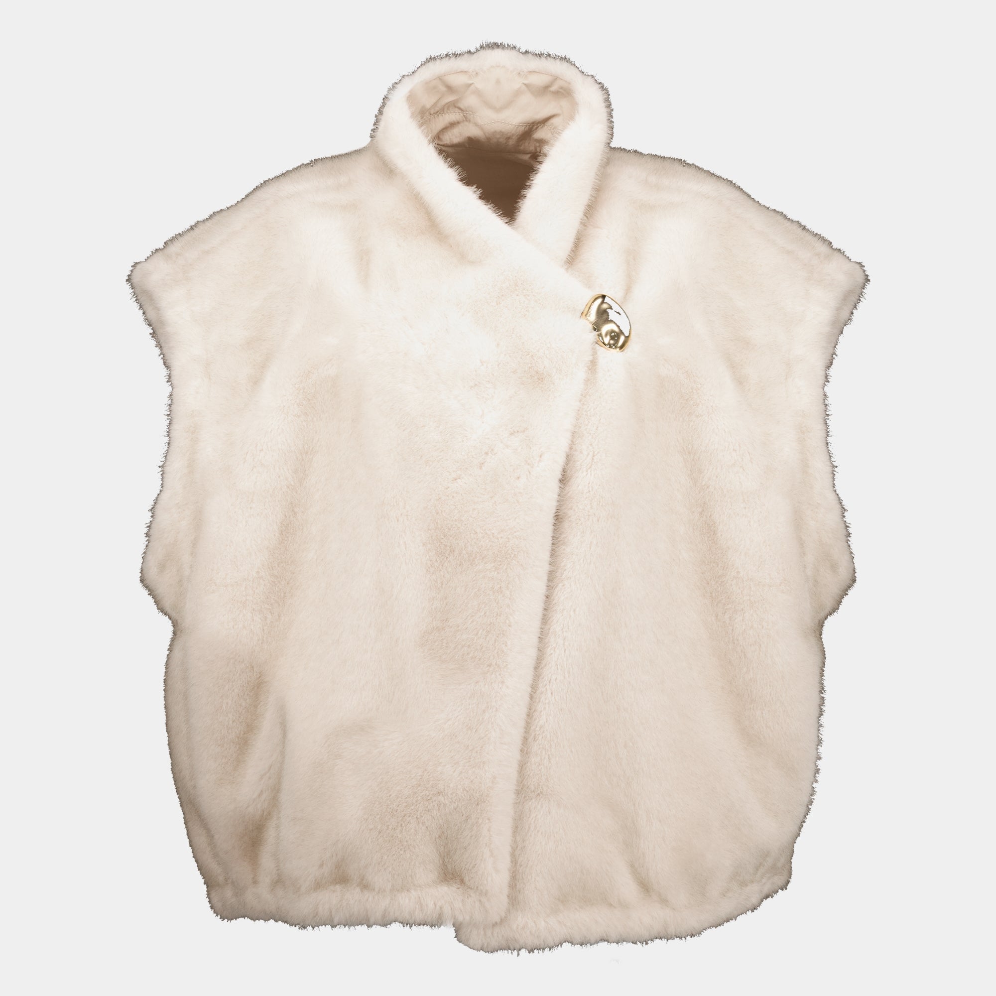 Vestes Chaqueta de plumas Chardonneret de teddy reversible 2 en 1 Moncler Beige Femme
