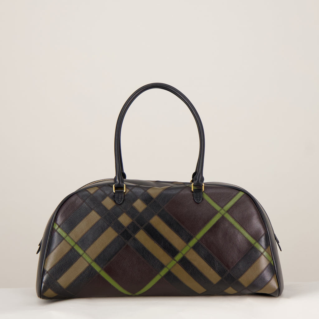 Sacs de sport et voyage 하이랜드 체크 볼링 백 Burberry Marron Homme