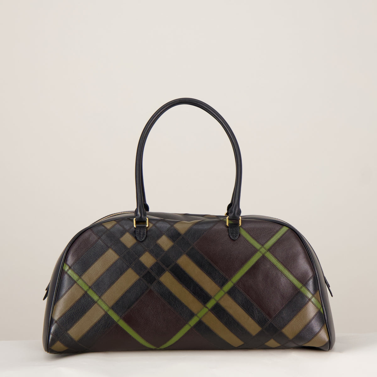 Sacs de sport et voyage 하이랜드 체크 볼링 백 Burberry Marron Homme