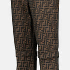 Pantalons Pantalon FF Fendi Marron Femme