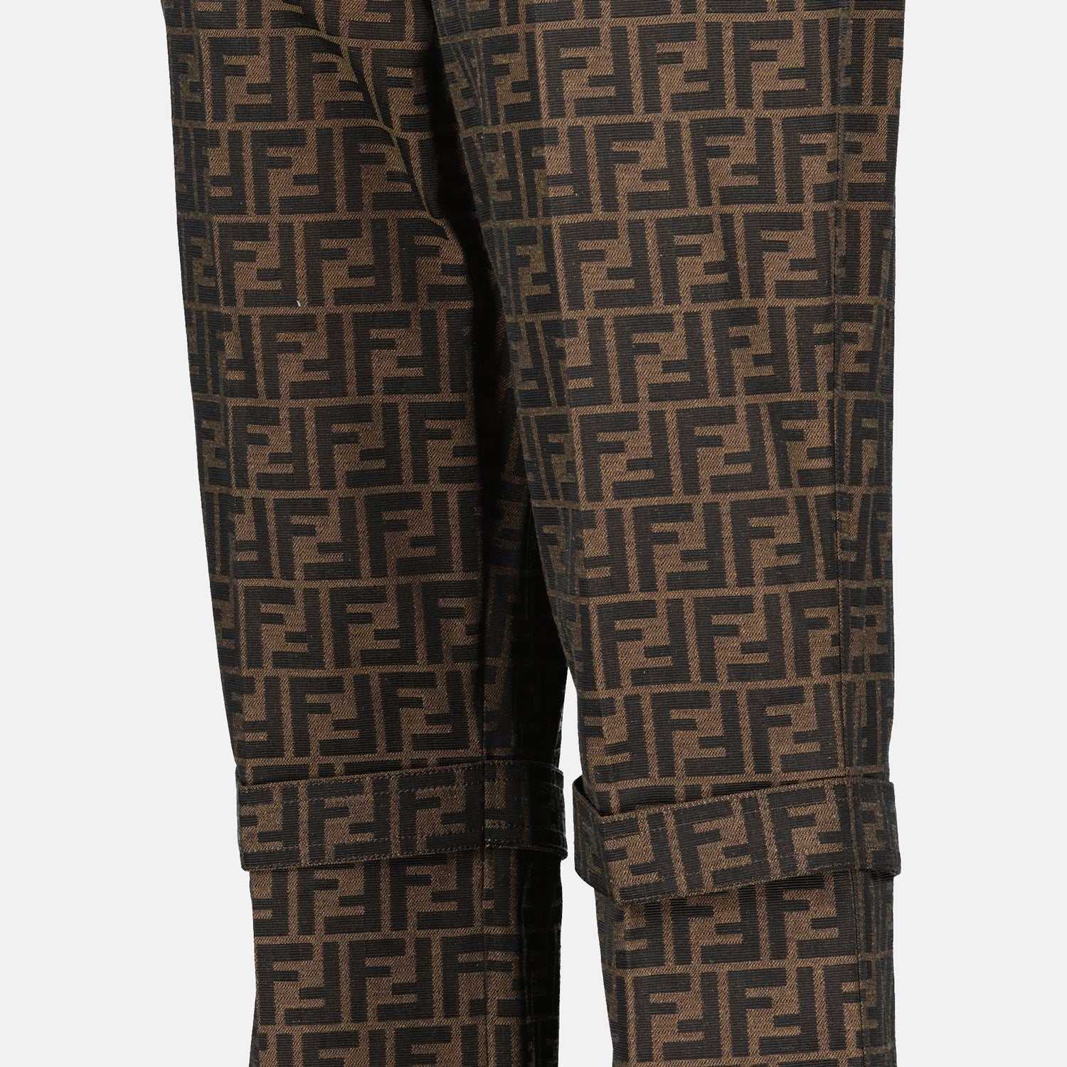 Pantalons Pantalon FF Fendi Marron Femme