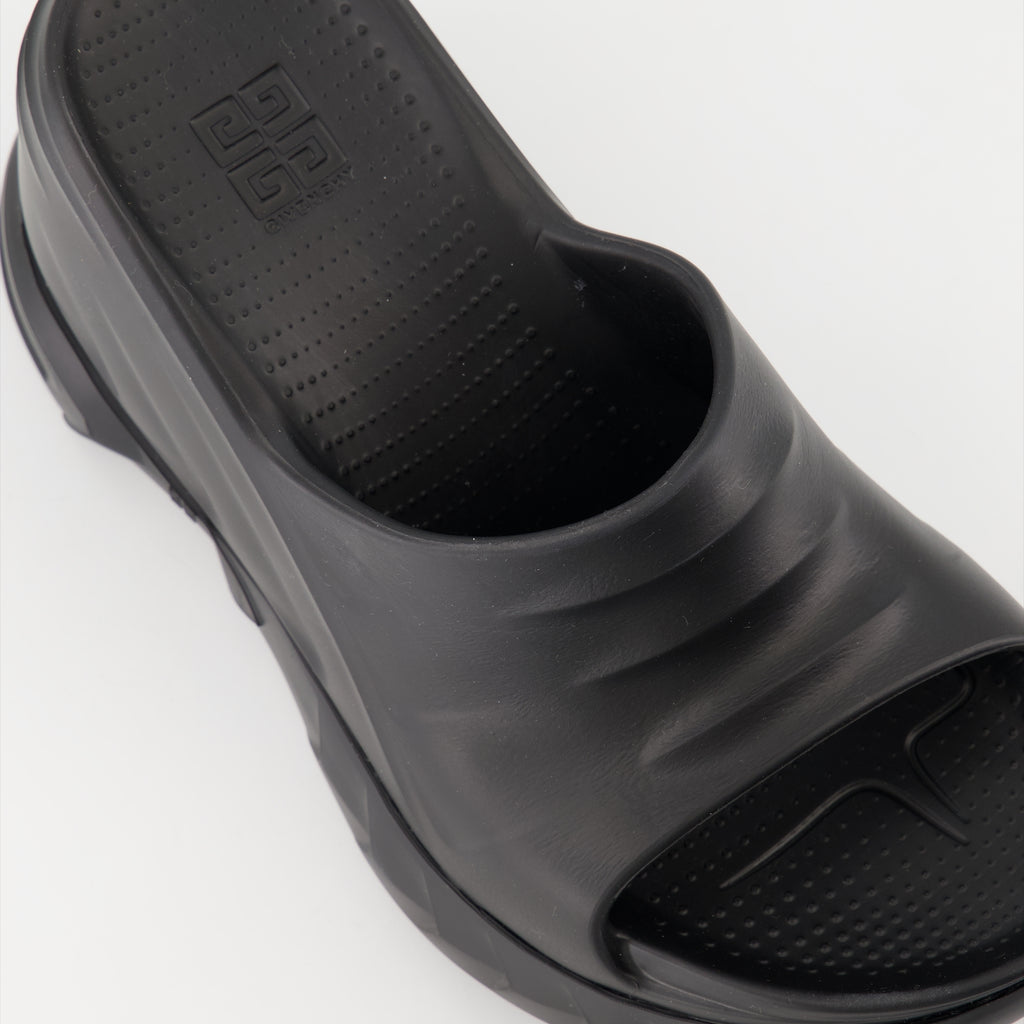 Sapatos plataforma Sandales compensées Marshmallow Givenchy Preto Femme