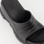 Sapatos plataforma Sandales compensées Marshmallow Givenchy Preto Femme