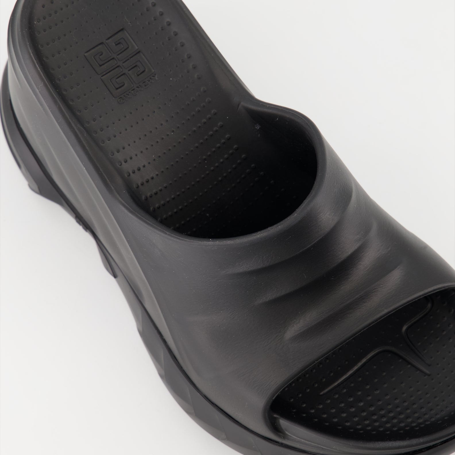 Sapatos plataforma Sandales compensées Marshmallow Givenchy Preto Femme